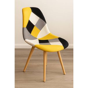 Silla Patchwork Wood