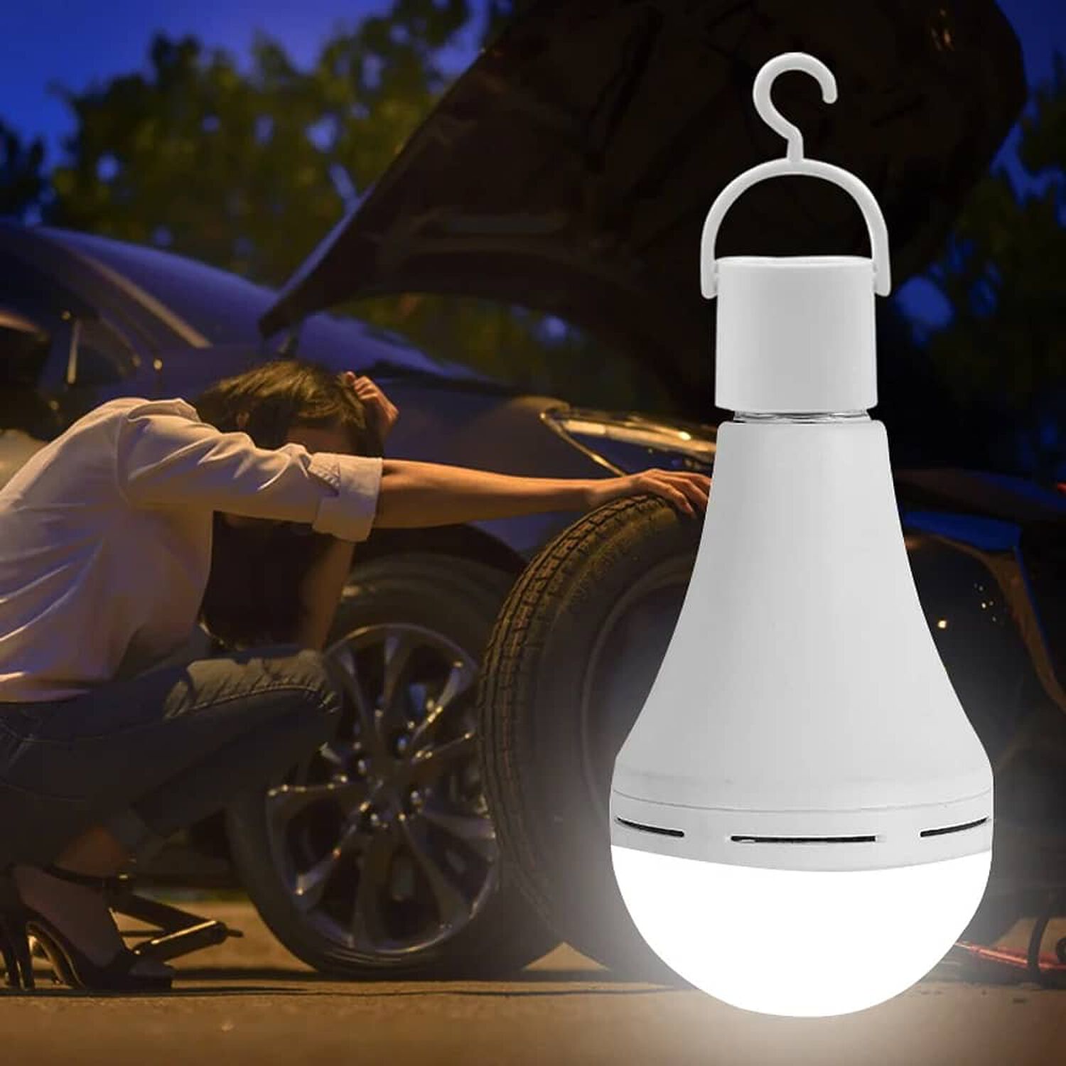 Ampolleta Led Recargable 11w Con Chip Led Samsung Super Nova image number 8.0