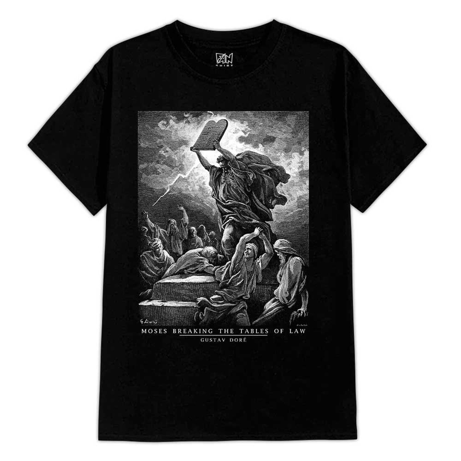 Polera Estampada Dore Gustav Moses Breaking The Tables Of The Law image number 0.0