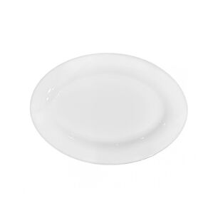 Set De 6 Plato Ovalado Porcelana 30 Cm Linea Tower