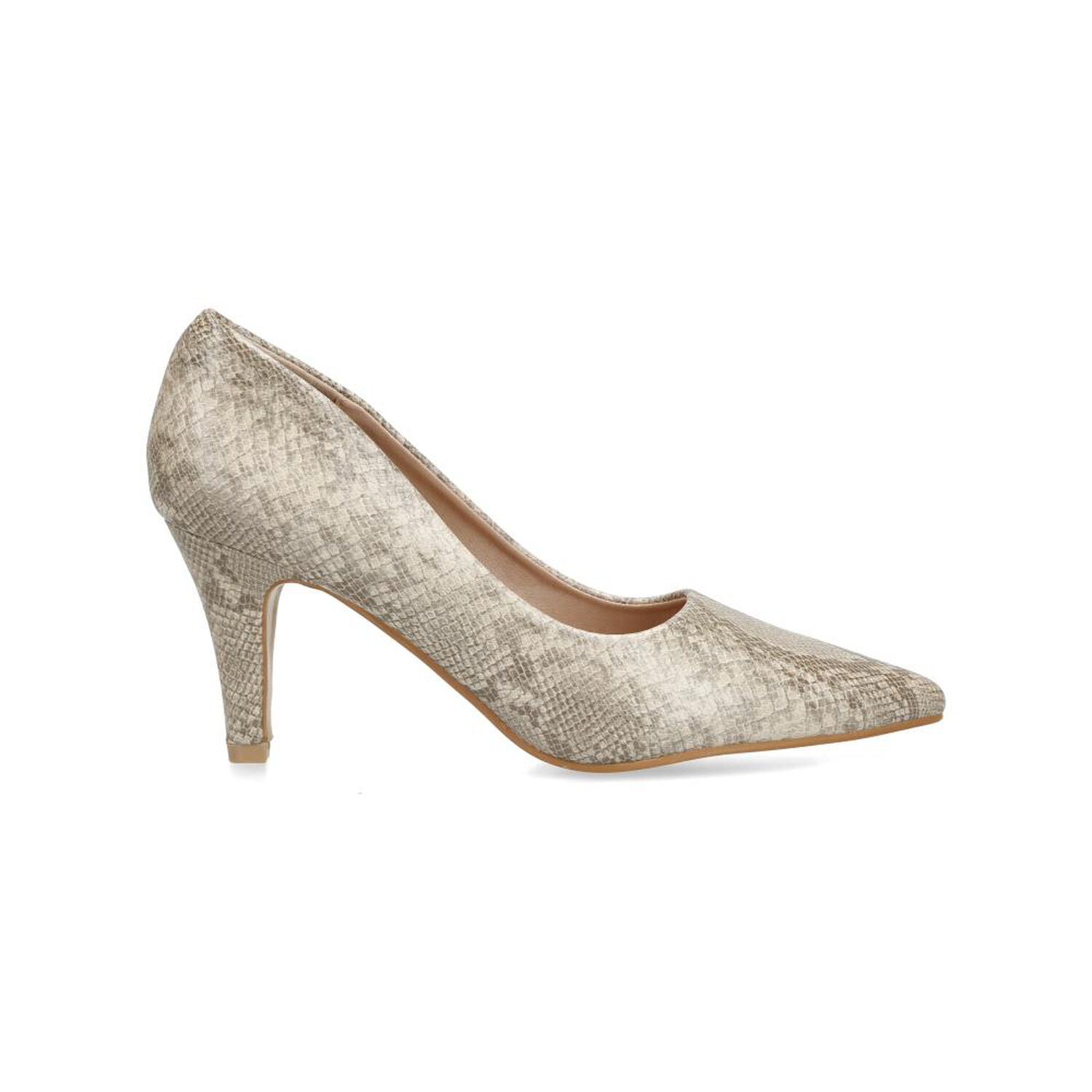 Zapato Con Taco Mujer Geeps Taupe image number 2.0