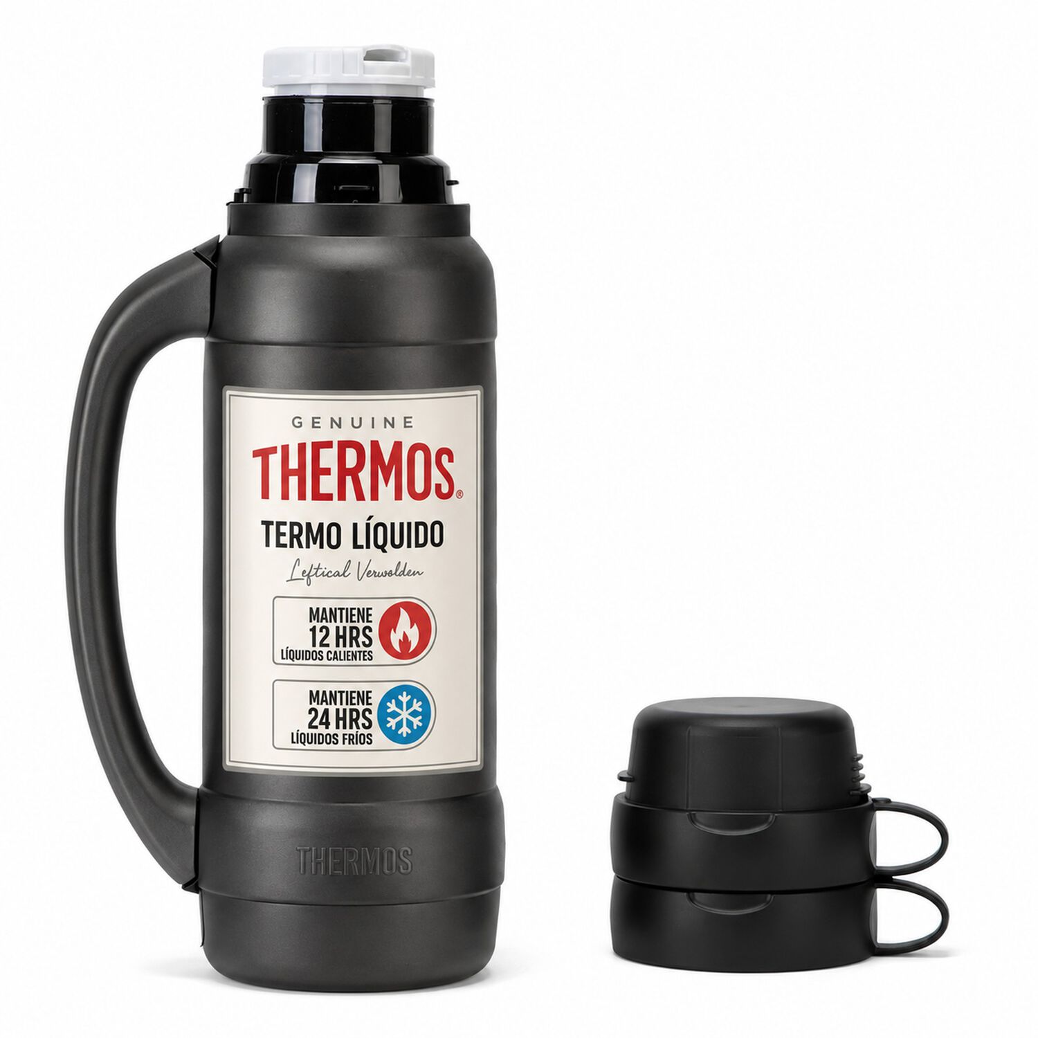 Termo Para L&iacute;quidos 1.8 Litros Thermos 35-180-c8 Black image number 2.0