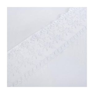 Sabana Andes Microfibra Broderie Blanco 1.5 Plaza