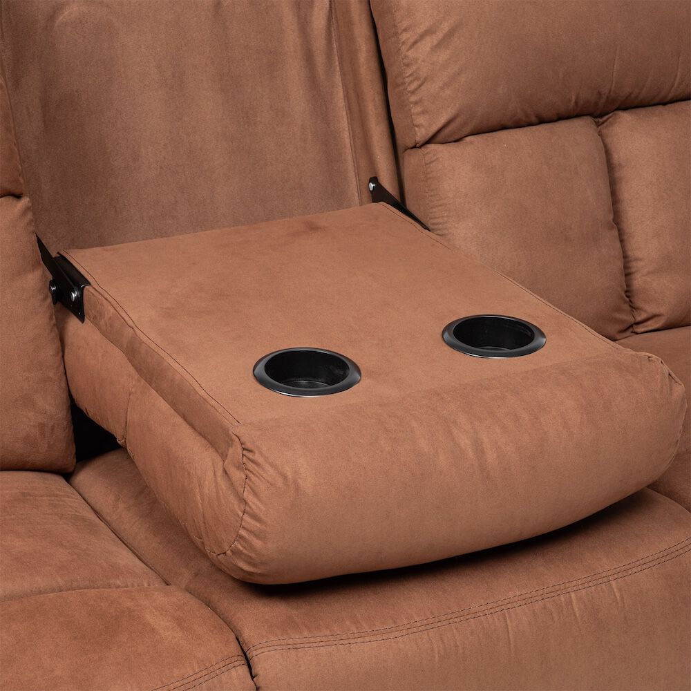 Living Reclinable Sof&aacute; 3 Cuerpos+ 2 Bergers Matheus image number 5.0