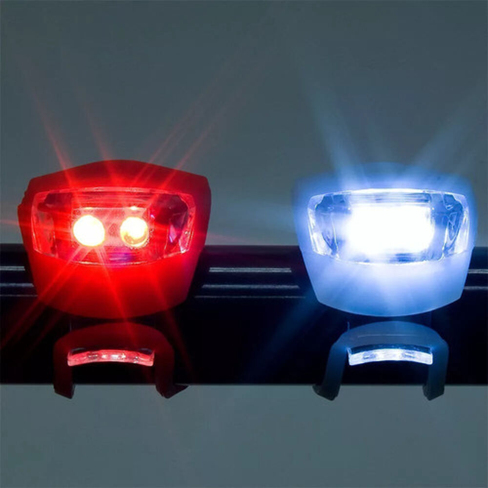 Pack 2 Luces Led Silicona Bicicleta Mtb Ciclismo image number 1.0