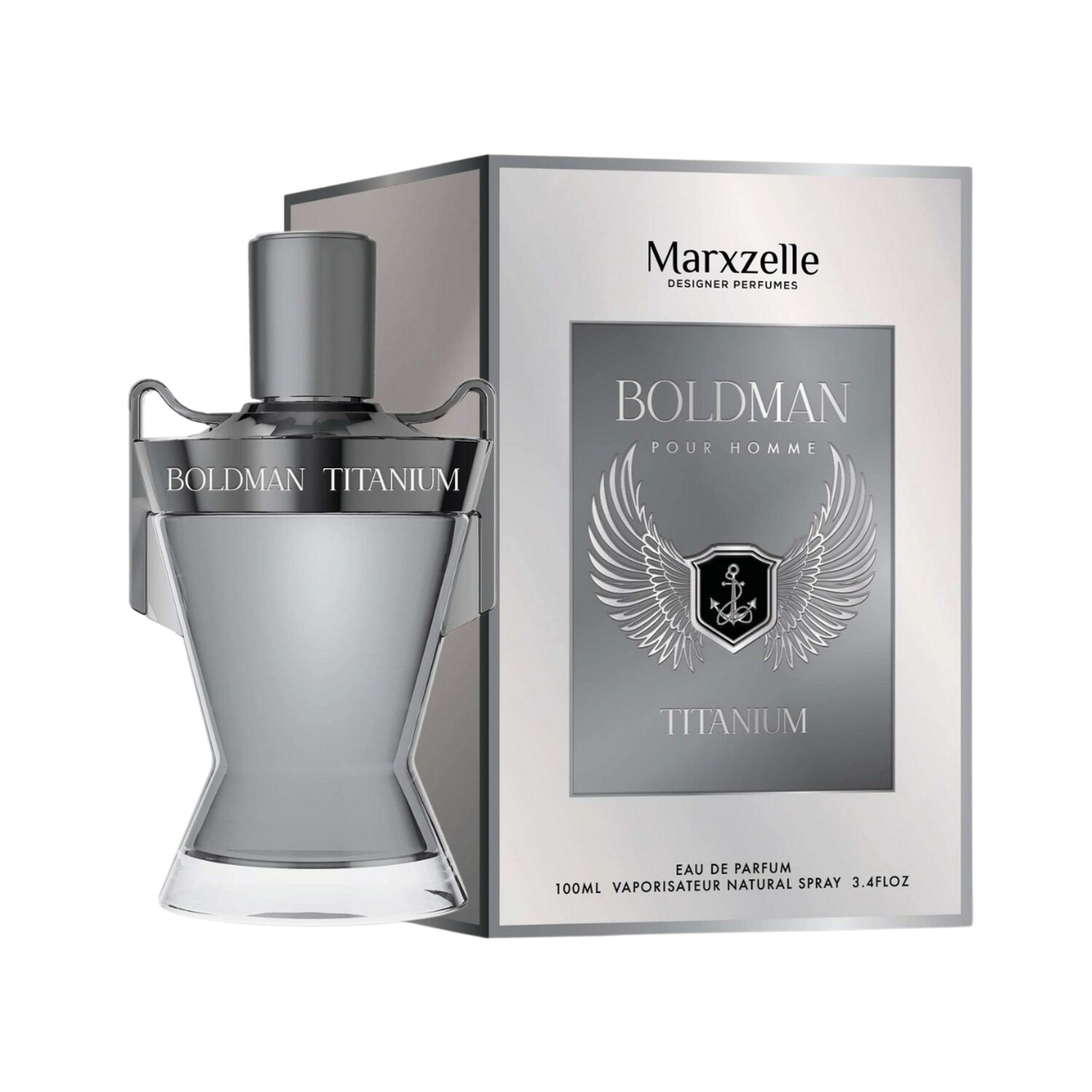 Marxzelle Lujo Boldman Titanium Pour Homme Edp 100 Ml image number 0.0