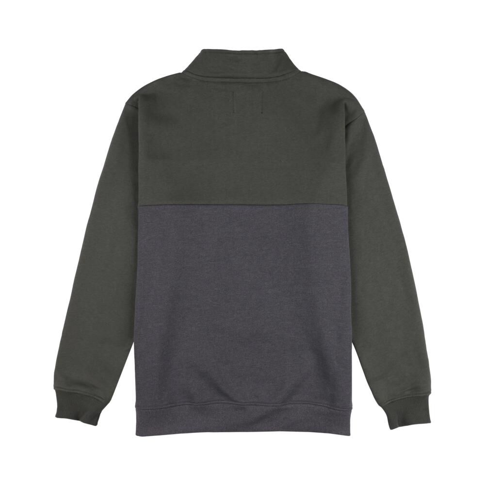 Polerón Bloque Color Regular Cuello Alto Hombre Herald image number 1.0