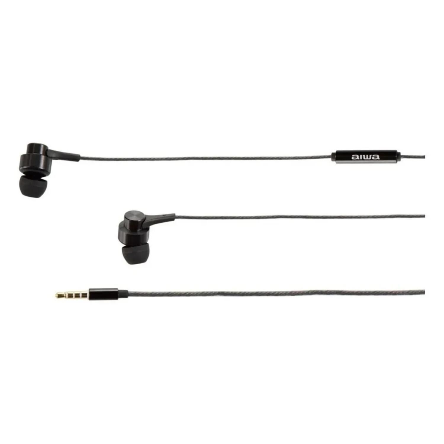 Audifonos Manos Libres Jack 3.5mm Inear Negro Aw1 Aiwa image number 1.0