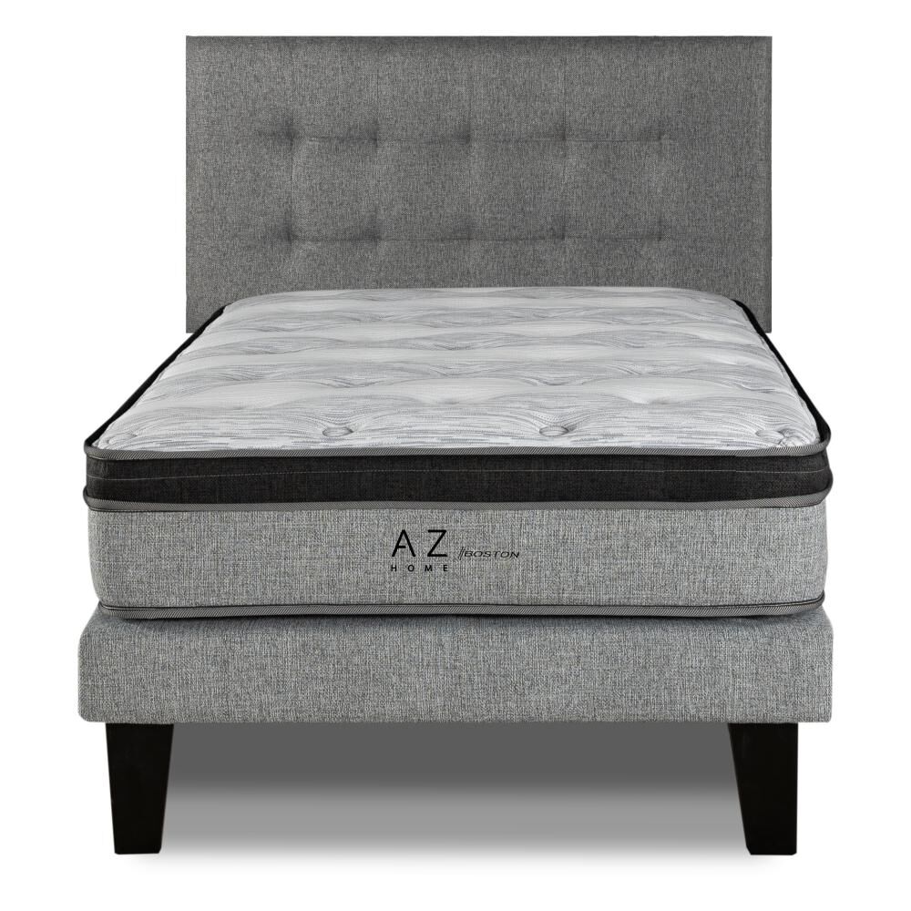 Cama Europea Az Home Boston / 1.5 Plazas / Base Normal + Respaldo image number 0.0