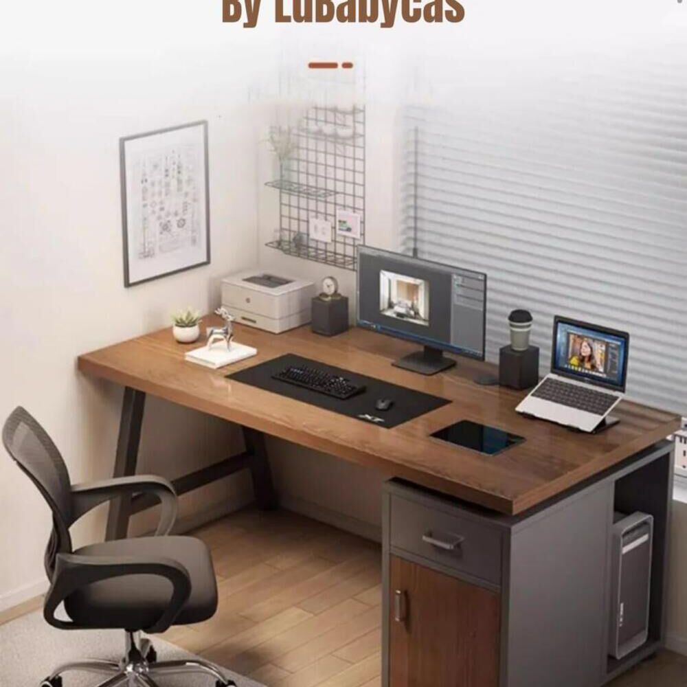 Escritorio 140cm Con Cajones Y Compartimiento Sky Lubabycas image number 1.0