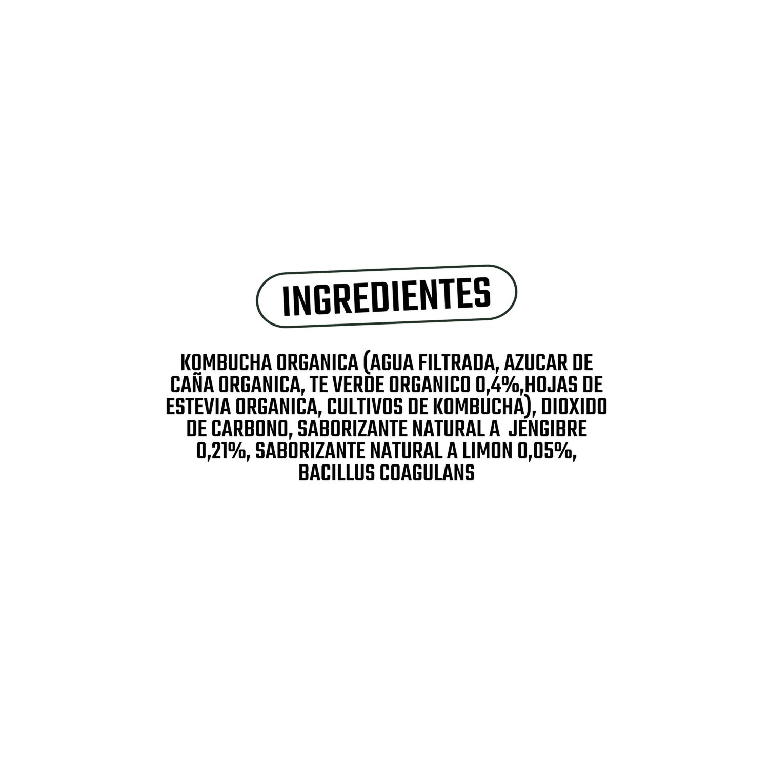 Kombucha Org&aacute;nica Jengibre Lim&oacute;n Gutsy Captain 1 X 400 Ml image number 5.0