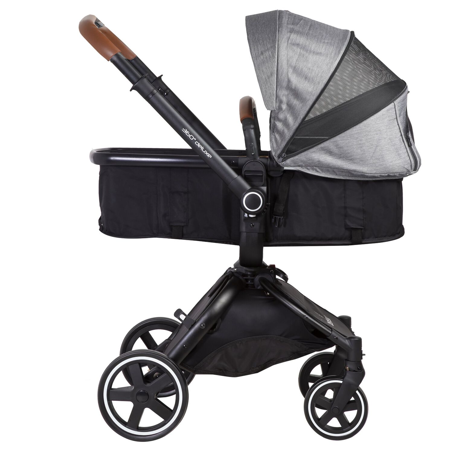 Coche Cuna Travel System Deluxe 360&deg; Sx Gris image number 2.0