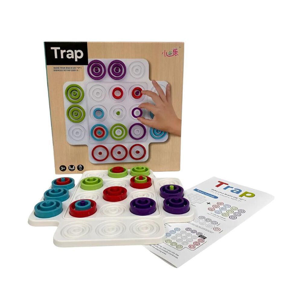 Juego De Mesa Argollas Trap Para Niños image number 4.0