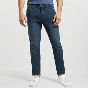 Jeans Regular Tiro Medio Slim Hombre Peroe