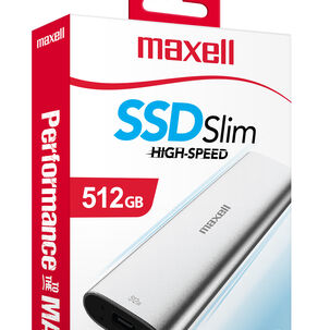 Disco Duro Solido Ssd Maxell Externo 512gb 3.1 Usb Tipo C