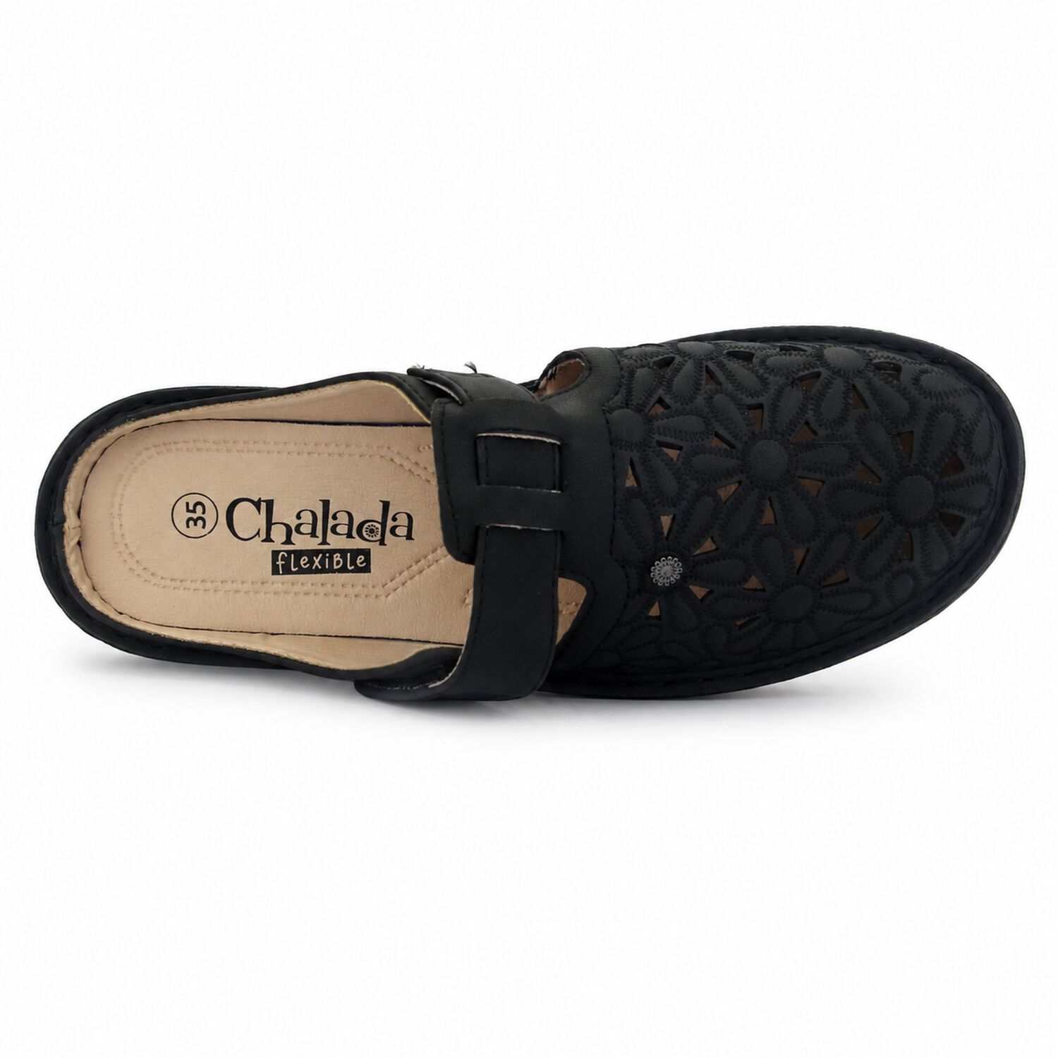 Sandalia Negro Mujer Casual Chalada Musalow image number 4.0