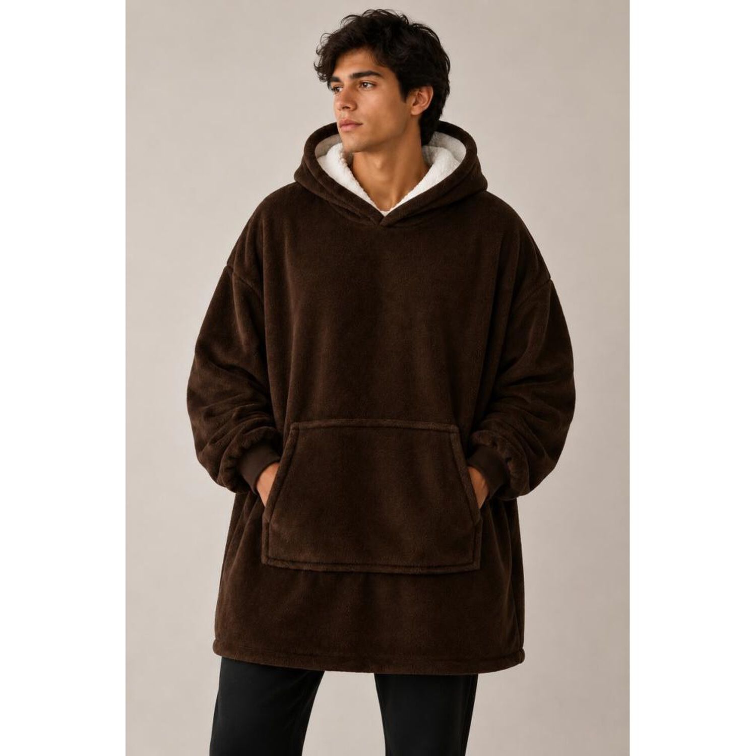 Poleron Felpa Capucha Manta Polar Invierno Unisex Talla Unic image number 19.0