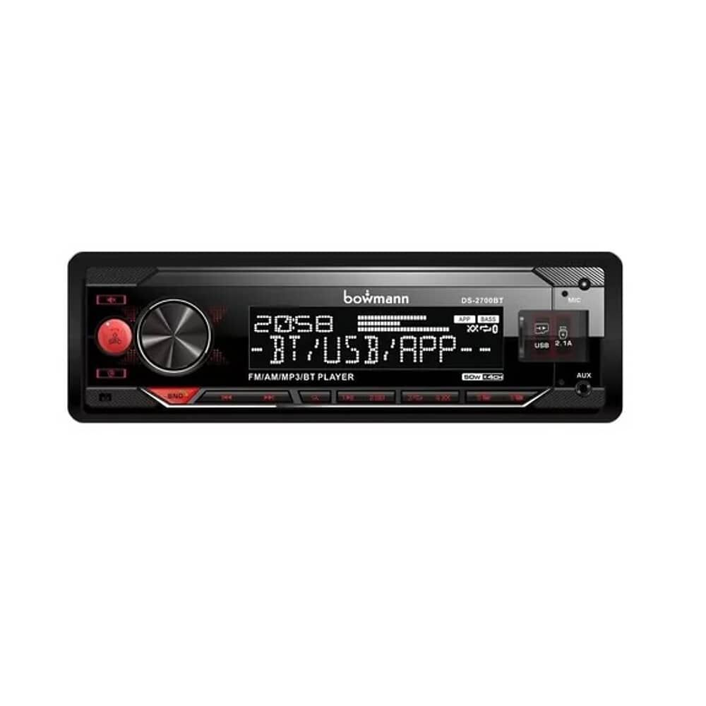 Radio De Auto Bowmann Ds-2700bt Con Usb, Bluetooth Y Lector De Tarjeta Sd image number 1.0
