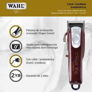 Maquina Cortadora De Pelo Profesional Wahl Magic Clip Inal&aacute;mbrica