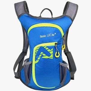 Mochila Outdoor Trekking Running + Bolda De Agua Azul