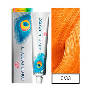 Wella - Tintura Permanente Color Perfect Special Mix 0/33 Dorado 60gr + Oxidante 20vol 60ml