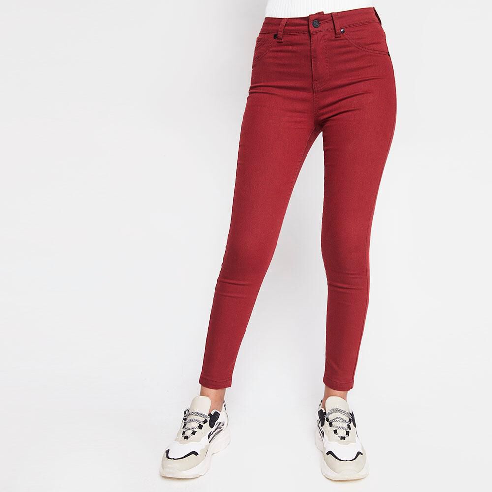 Jeans Mujer Tiro Alto Super Skinny Rolly go image number 0.0