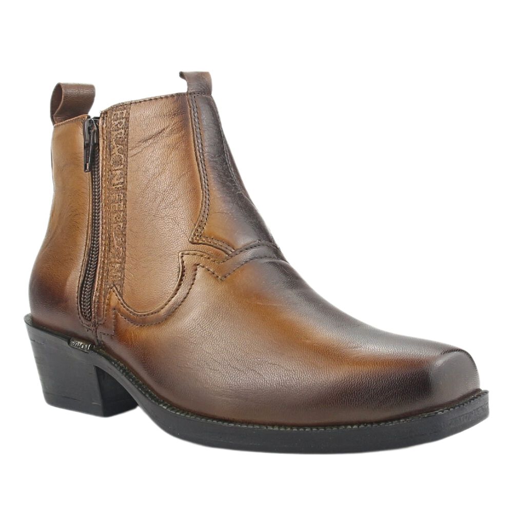Botin Ferracini Hombre 8907 New Country Caf&eacute; Claro Casual image number 2.0