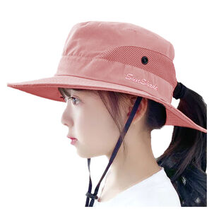 Sombrero Bonnie Ala Ancha Plegable Uv Niños