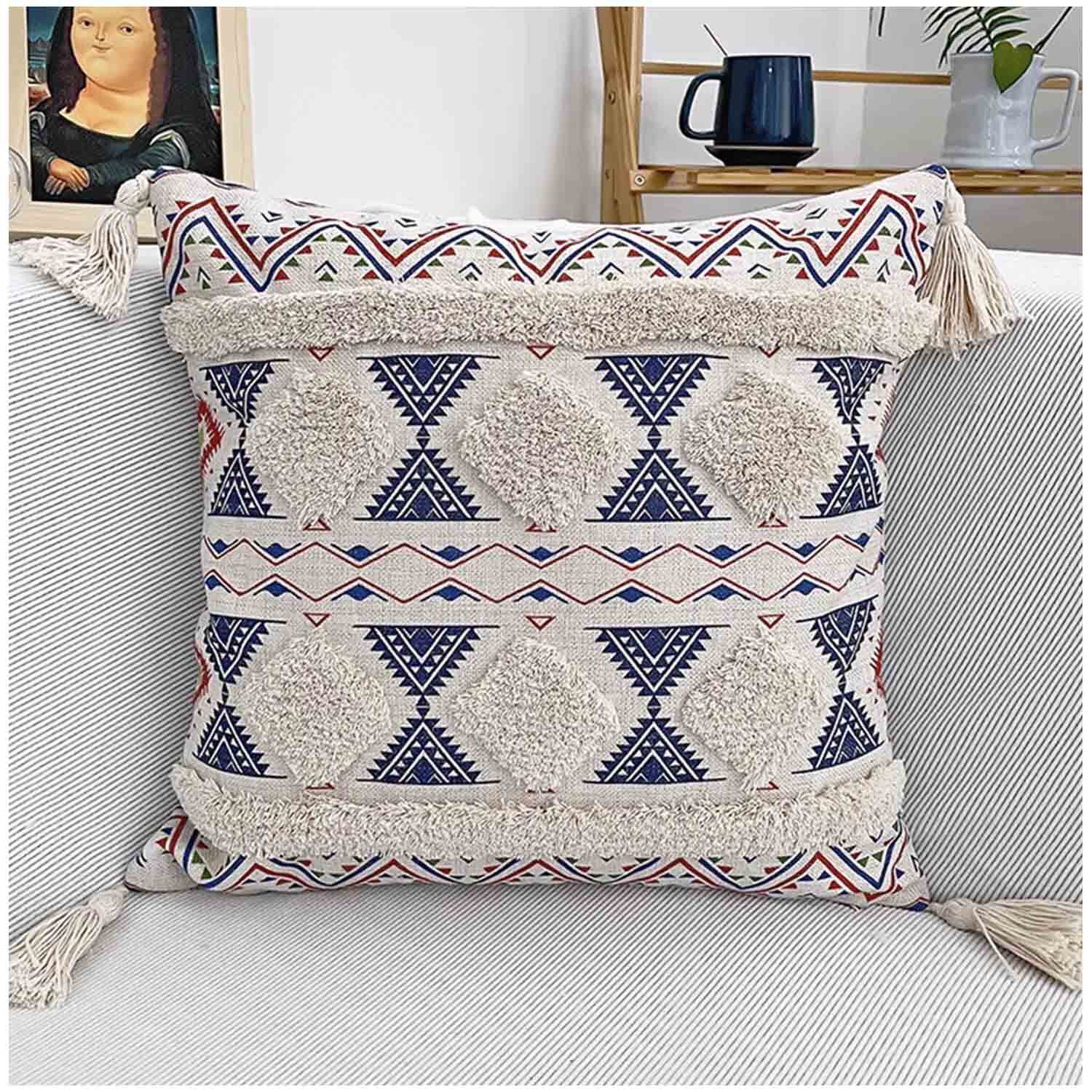 Pack De 02 Fundas De Cojin Dise&ntilde;o Boho 45x45 Cm Mod88 image number 0.0