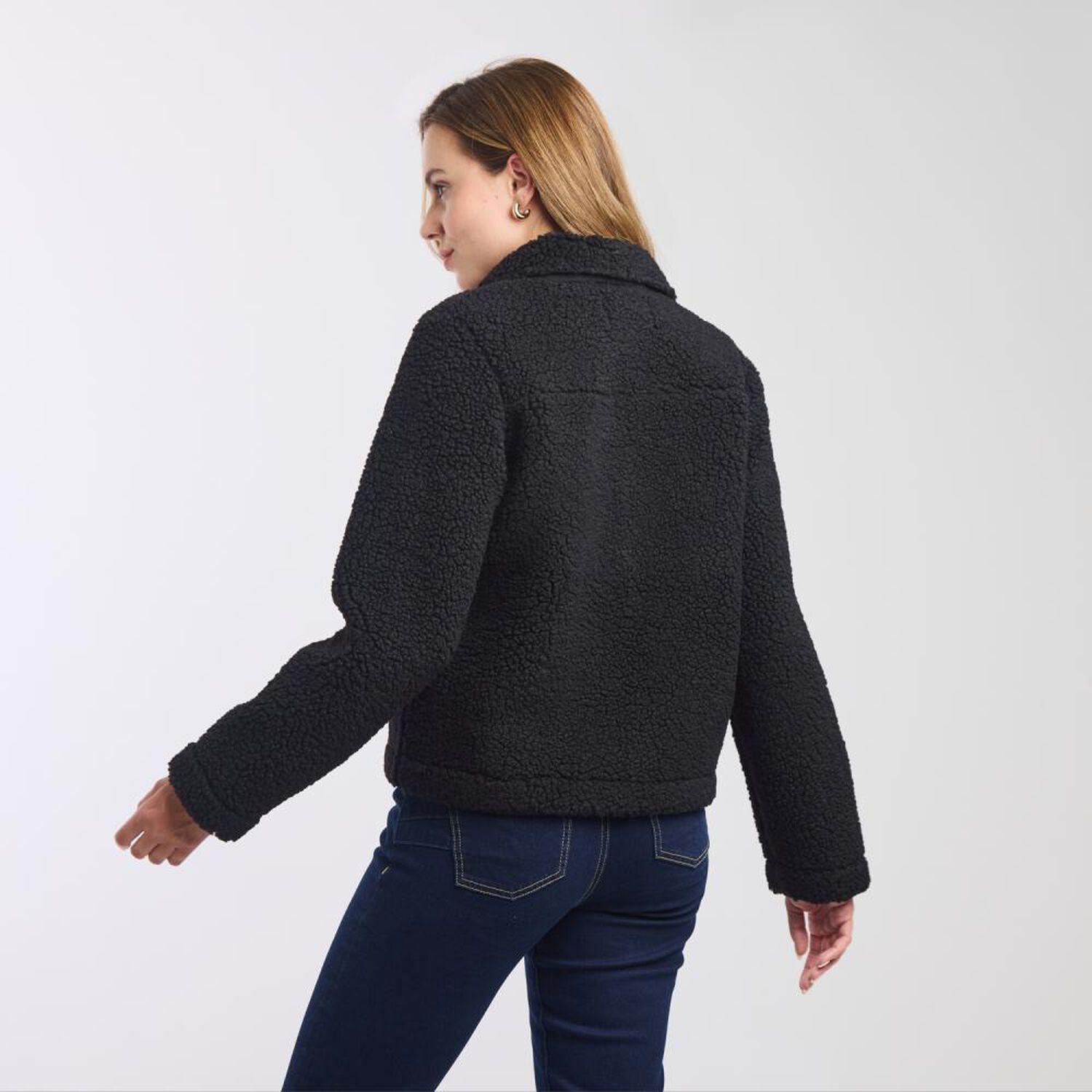 Chaqueta Regular Cuello Camisero Mujer Kimera image number 3.0