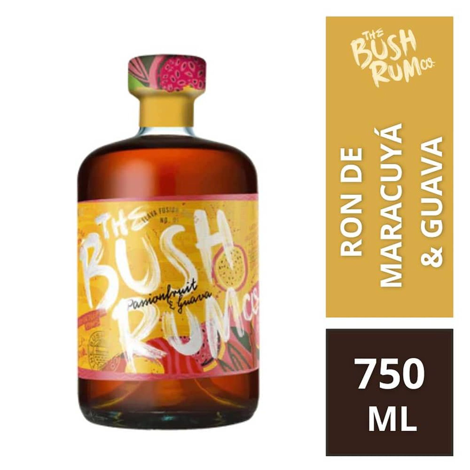 Ron The Bush Rum Passionfruit & Guava 700ml image number 0.0
