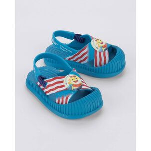Sandalia Beb&eacute; Azul Baby Shark Ipanema