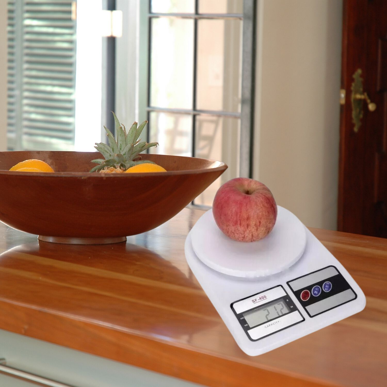 Pesa Digital Productos Cocina 10 Kg Blanca image number 4.0