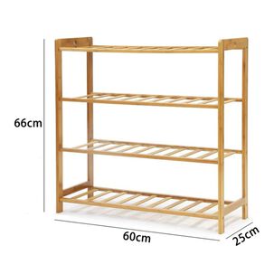 Zapatero Organizador De Zapatos De Madera 4 Pisos