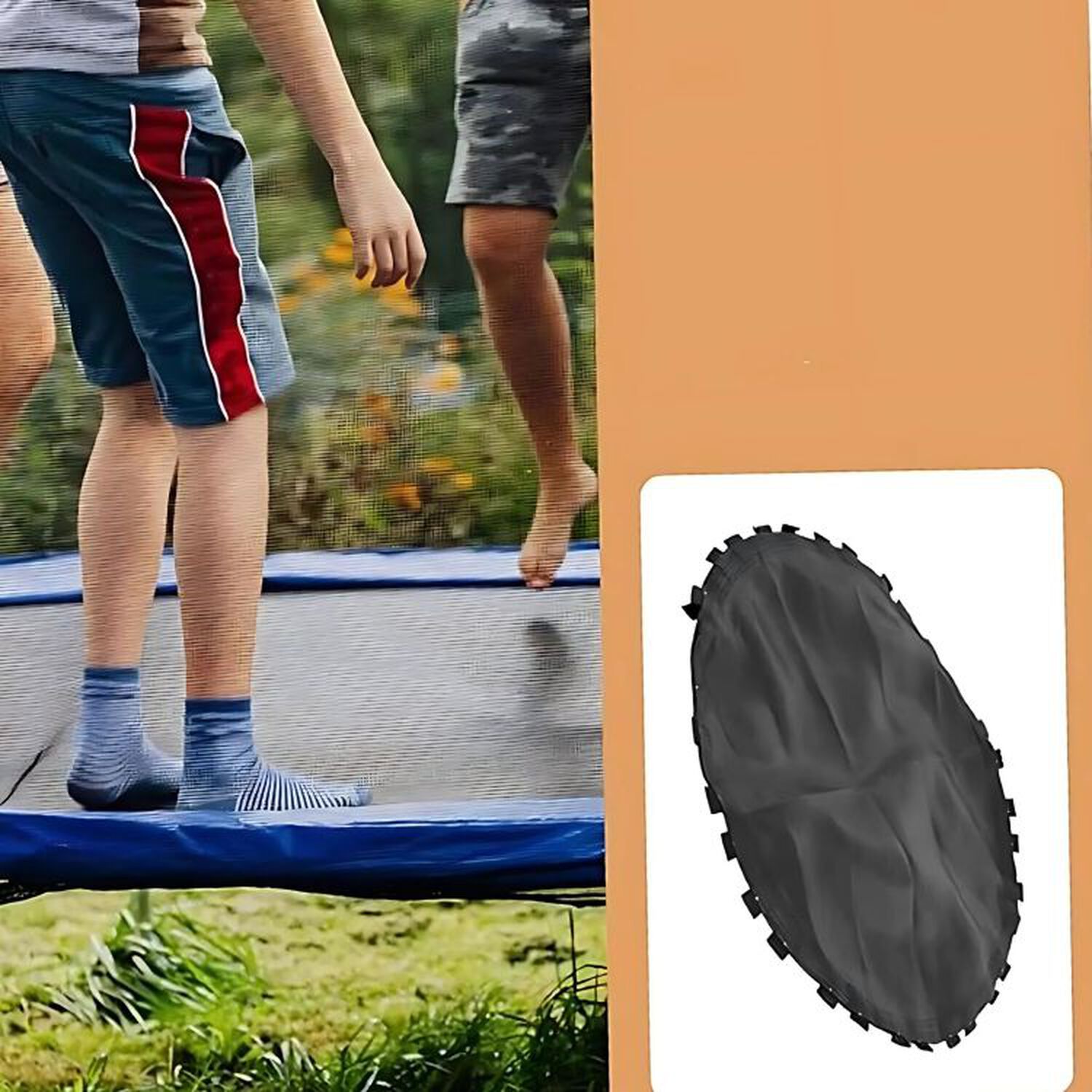 Trampolin Fitness Deporte Cama El&aacute;stica Redonda 91cm image number 3.0