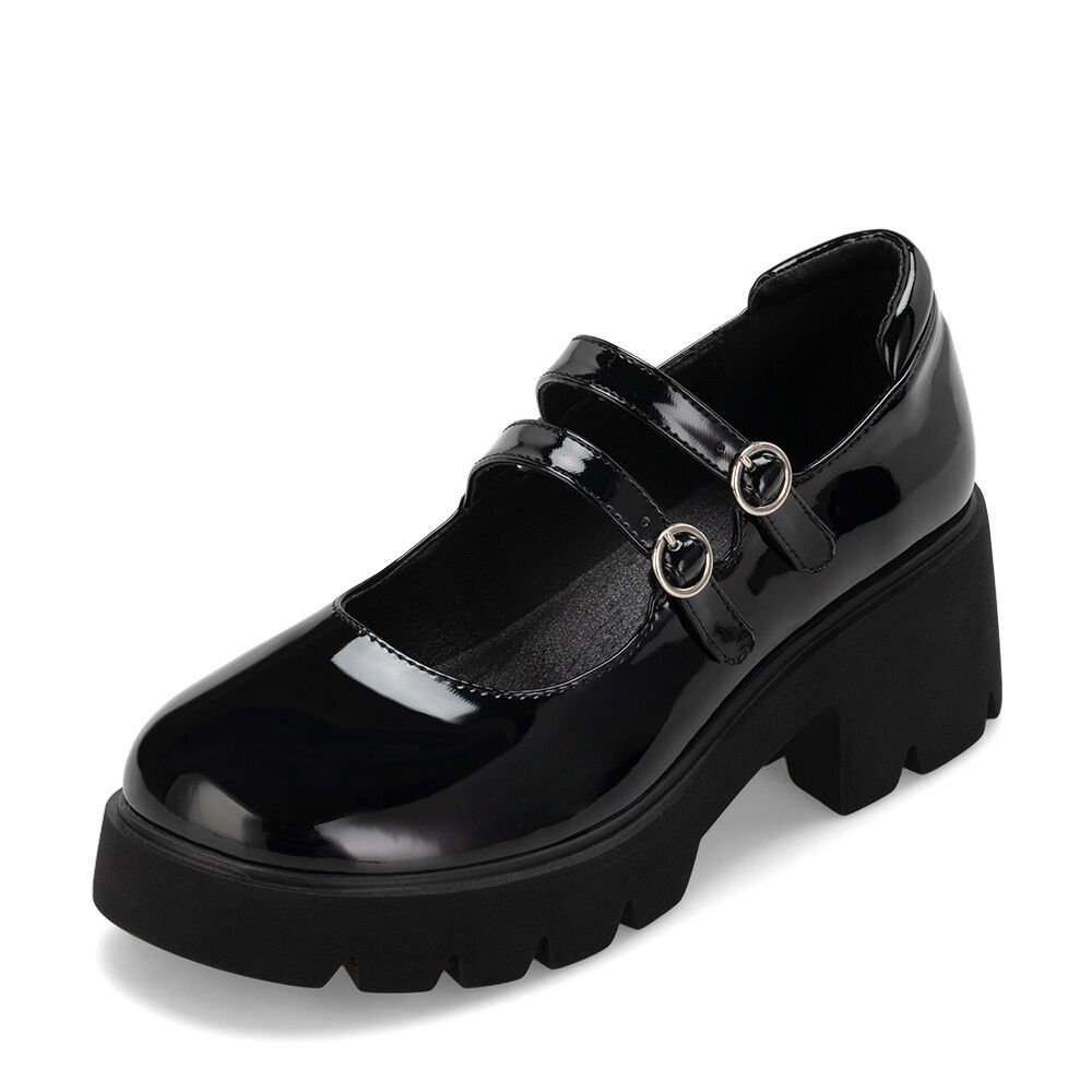 Zapato Taco Negro Casual Mujer Weide Yl57 image number 4.0