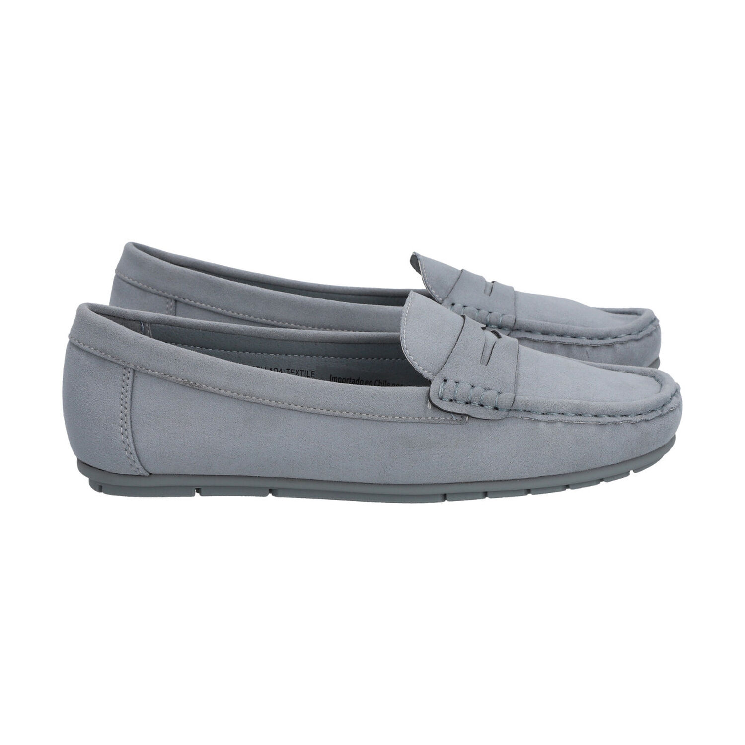 Mocas&iacute;n Mujer Gris Lali Police image number 2.0