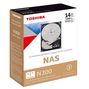 Toshiba Disco Duro 14tb N300 Sistemas Nas Hdwg31exzsta