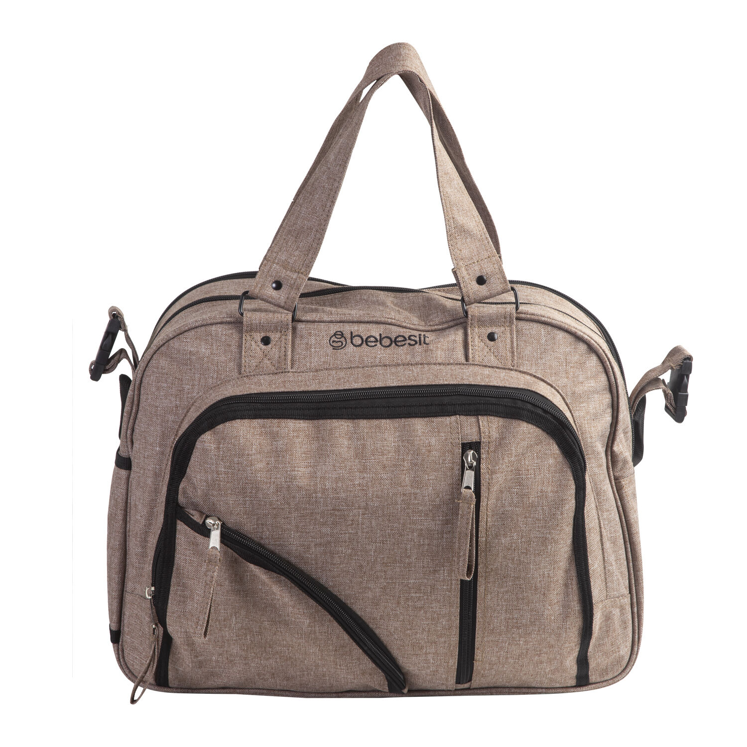 Bolso Maternal Mudador Pa&ntilde;alera Bebesit Melange - Beige image number 1.0
