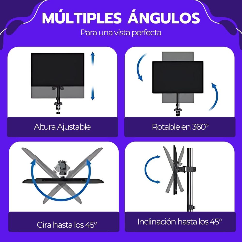 Soporte Para Tv/monitor De 13" A 27" image number 7.0