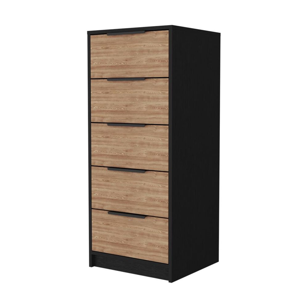 Comoda 5 Cajones Fm-002n - Negro image number 0.0