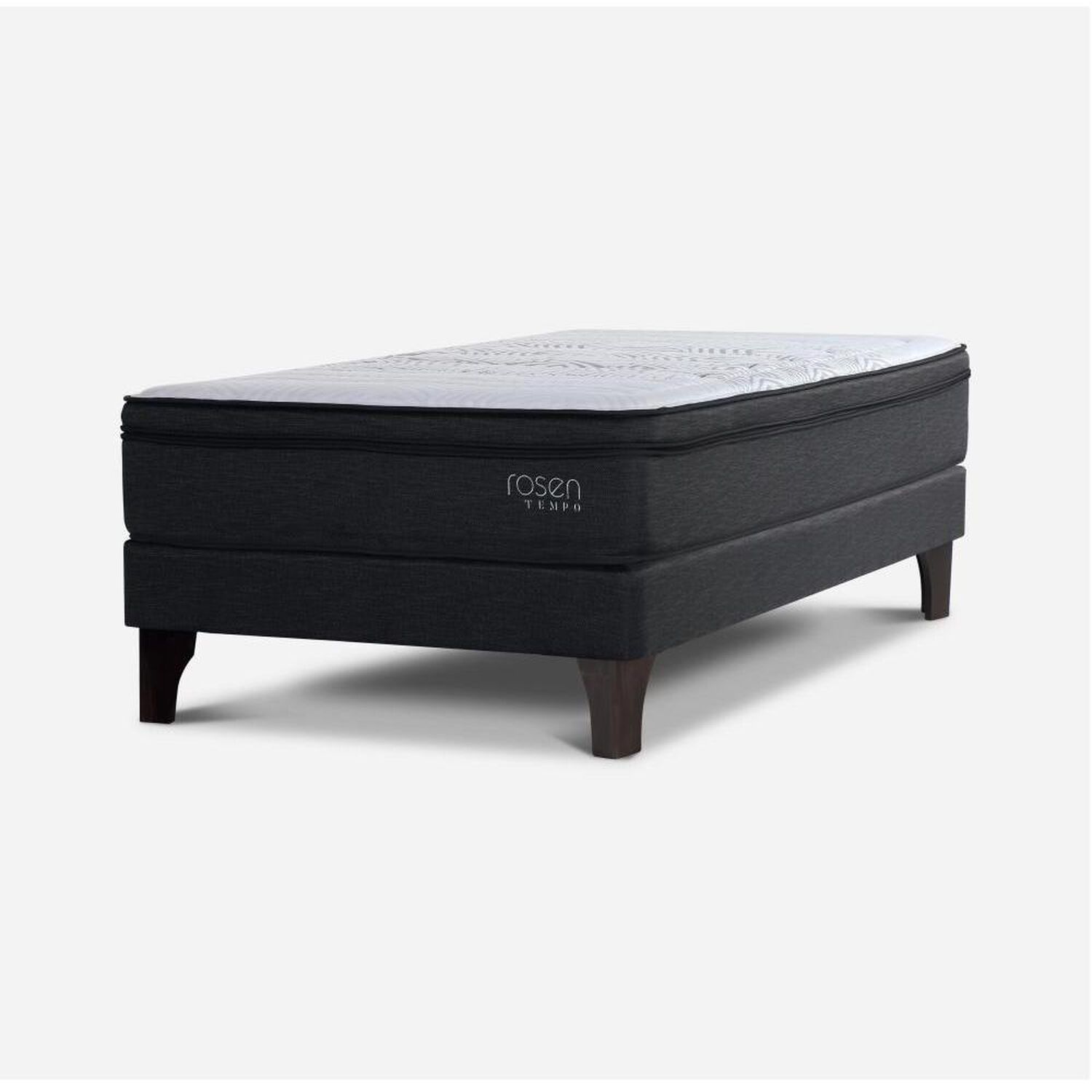 Cama Europea Rosen Tempo / 1.5 Plazas / Base Normal image number 1.0