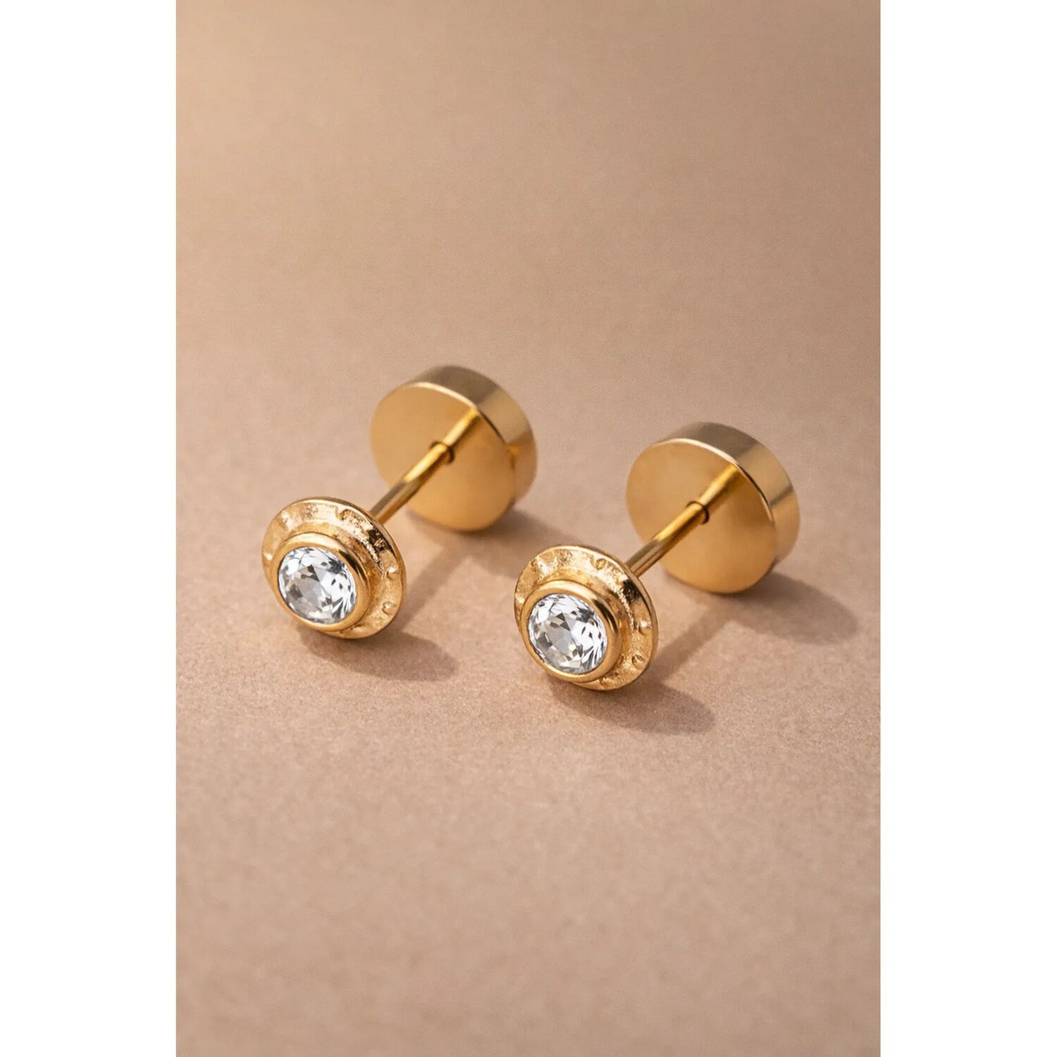 Aros Abridores Chat&oacute;n Circ&oacute;n 4mm N1 Oro 14k Beb&eacute; image number 9.0