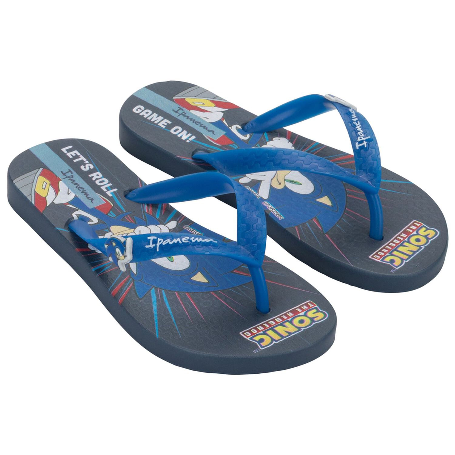 Sandalia Infantil Azul Sonic Lets Ipanema image number 1.0