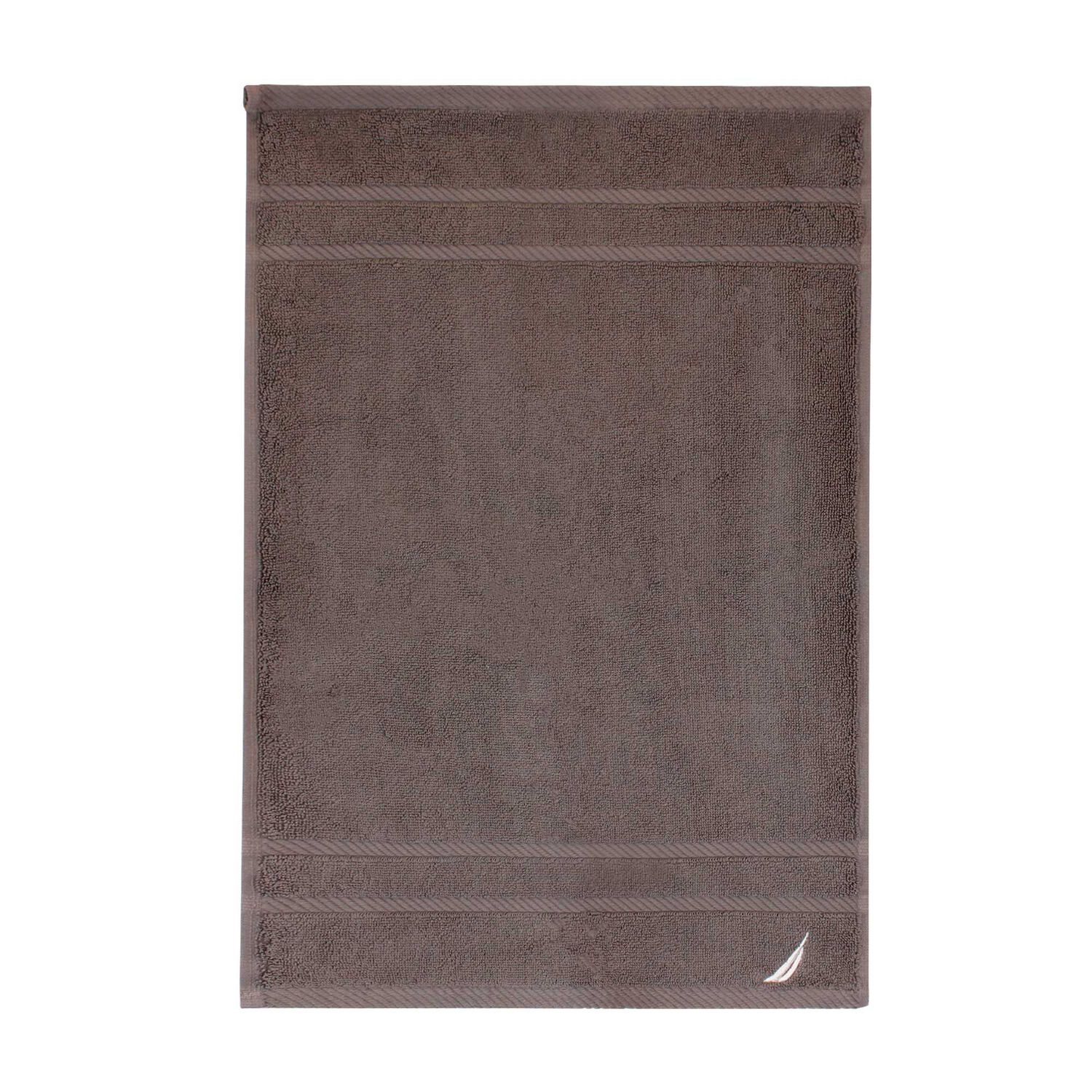 Toalla De Mano Nautica Signature Premium 100% Algod&oacute;n Gris Oscuro image number 3.0