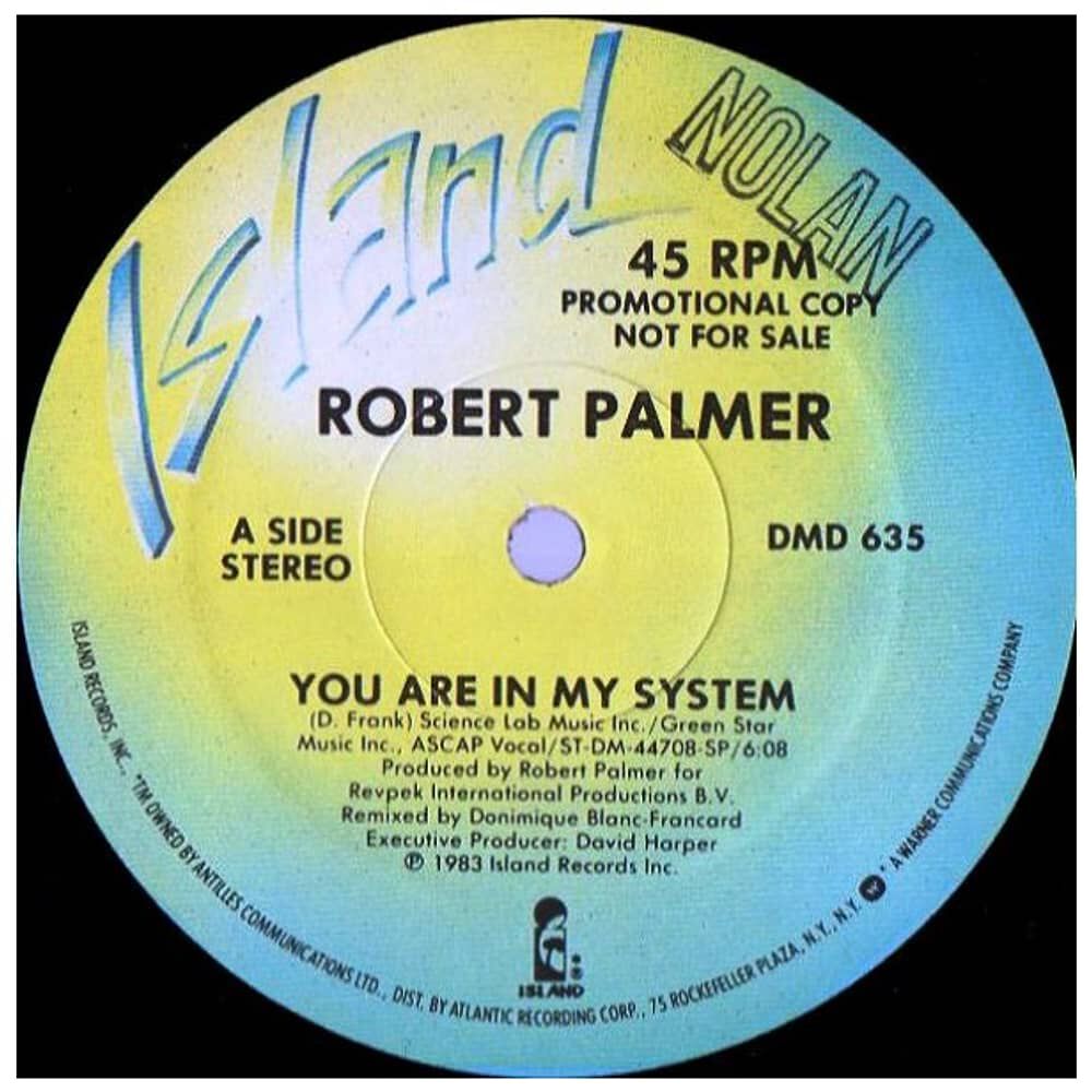 Robert Palmer - You Are In My System | 12" Maxi Single Usado image number 3.0