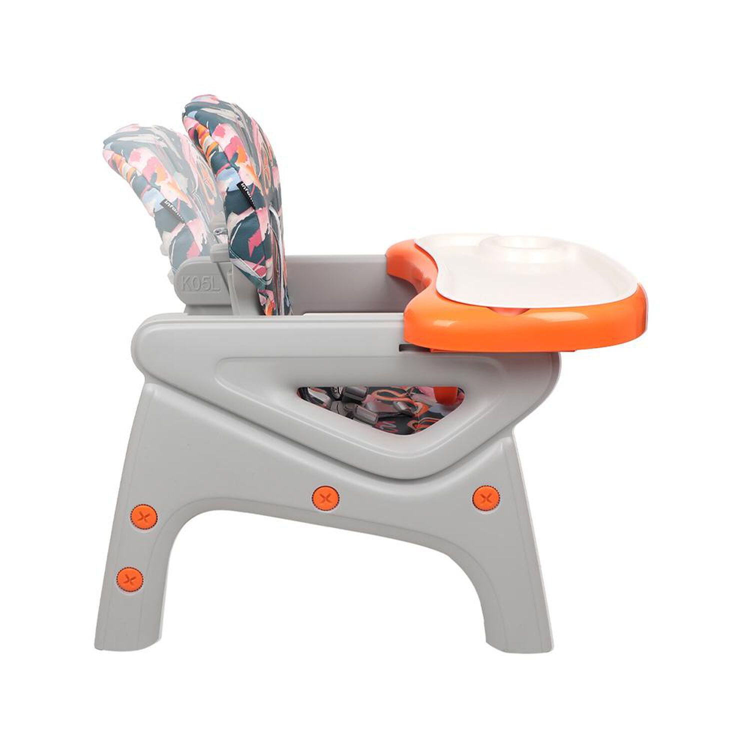 Silla Comer Alta Sit-up Plus Naranja/azul Infanti image number 6.0