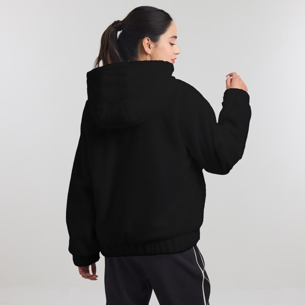Chaqueta Regular Sherpa Cuello Redondo Con Capucha Mujer Freedom image number 1.0
