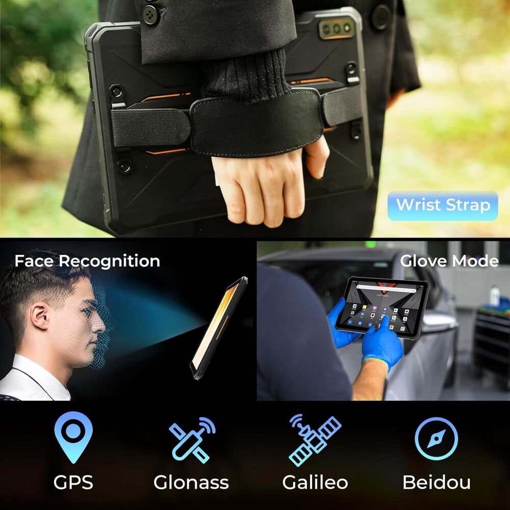 Tablet 4g Rugged Resistente Hotwav R7 - Ip68 Militar / Resiste Polvo, Golpes Y Agua image number 3.0