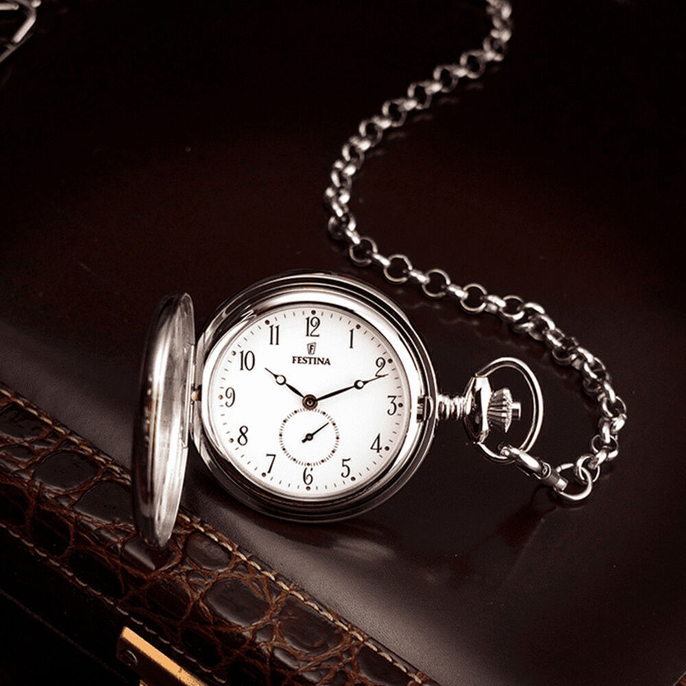 Reloj F2026/1 Festina Blanco Hombre Bolsillo image number 3.0